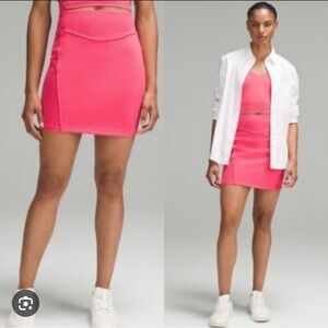 Scuba High-Rise Mini Skirt Glaze Pink XL